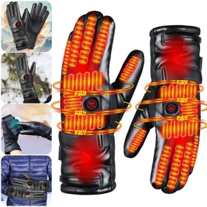 Rechargeable Heated Winter Gloves – Waterproof Touchscreen Thermal Gloves
