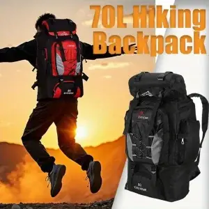 70L Camping & Travel Backpack