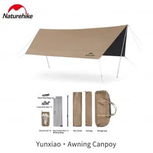 Naturehike 17㎡ Camping Sun Shelter, Waterproof UV-Protective Canopy Awning