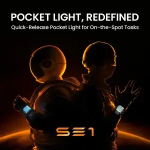 SOFIRN SE1 300LM EDC Pocket Flashlight with RGB Ring & Magnetic Base
